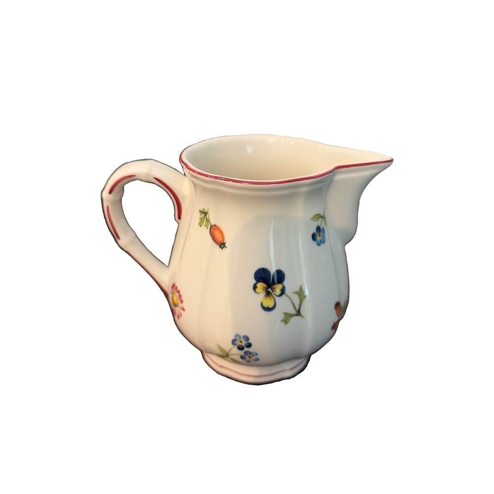 Villeroy & Boch Porcelain Creamer 1748 White Cream Pitcher Elegant Tableware